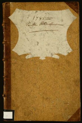 Ratsprotokollbuch
