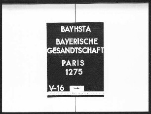 Verbleib des bayerischen Gesandten in Bern Franz Anton von Olry in bayerischen Diensten