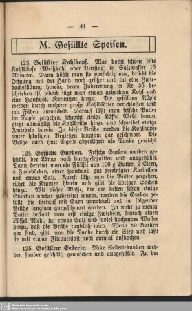 M. Gefüllte Speisen
