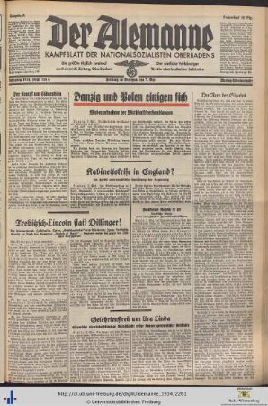 07.05.1934 (Montag-Abendausgabe)