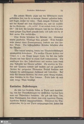 Caritative Bestrebungen