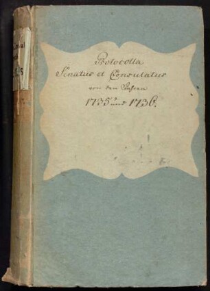 Ratsprotokolle 1735-1736
