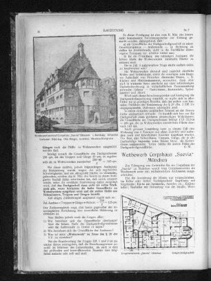 Wettbewerb Corpshaus "Suevia" München