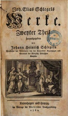 Johann Elias Schlegels Werke, 2