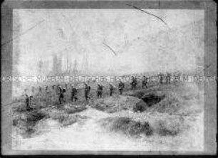 Soldaten auf dem Marsch