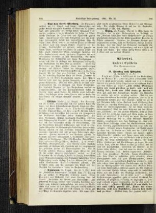 Unsere Episteln : Allerlei