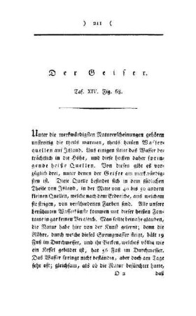 ¬Der¬ Geiser : Taf. XIV, Fig. 68