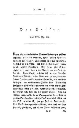 ¬Der¬ Geiser : Taf. XIV, Fig. 68