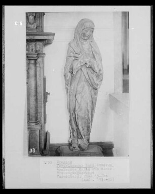 Trauernde Maria, Fragment einer Kreuzigungsgruppe