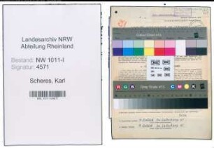 Entnazifizierung Karl Scheres , geb. 31.05.1896 (Strassenbahner)