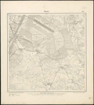 Meßtischblatt 1207 : Rhade, 1899 : Rhade. - Aufn. 1897, hrsg. 1899. - 1:25000. - [Berlin]: Reichsamt für Landesaufnahme, 1899. - 1 Kt.