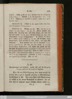 §. 86. Verrichtungen des Erlösers, welche sich auf die Bewirkung unserer Seligkeit beziehen.