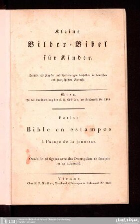 Kleine Bilder-Bibel für Kinder