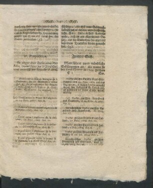 2. Proposition. = Zweyter Satz.