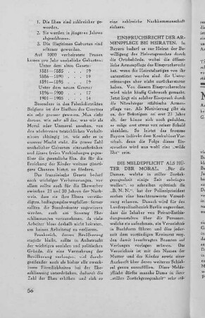 DIE MELDEPFLICHT ALS HÜTER DER MORAL.