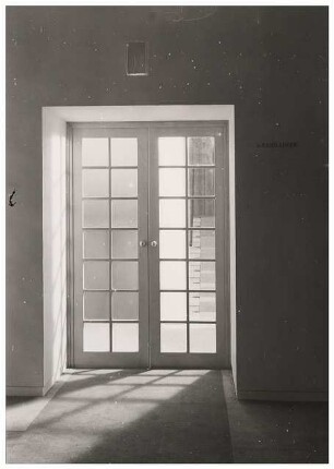 Nationaltheater, Weimar Wiederaufbau: Foyer EG, Tür zum Treppenhaus zum 3.Rang