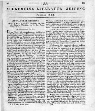 Rosenkranz, K.: Handbuch einer allgemeinen Geschichte der Poesie. T. 1. Geschichte der orientalischen und der antiken Poesie. Halle: Anton 1832