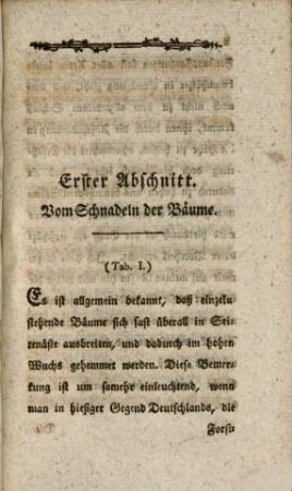 Praktische Abhandlung vom Schnadeln und Köpfen der Bäume, wie auch vom Nutzen und Anpflanzen der Pappel- und Kopfweiden : Nebst einer Anmerkung vom Schnadeln der Nadelhölzer