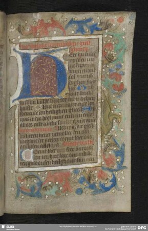 85r-107r: Heiliggeist-Offizium (Horae de sancto spiritu, übersetzt von Geert Groote), Langfassung