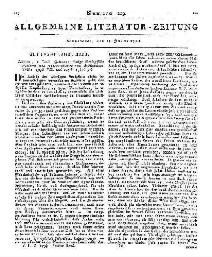 Tobler, J.: Einige theologische Aufsätze und Andachtblätter. Zürich: Orell, Geßner, Füßli 1796