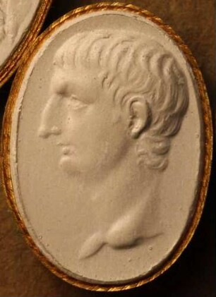 Profilbildnis des Drusus (Daktyliothek, Das Alterthum nach Lippert und Visconti)