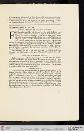 Photo-Secession Notes