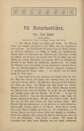 VII. Naturkundliches