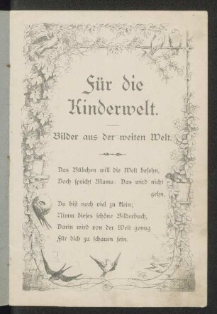 Bilder aus der weiten Welt.