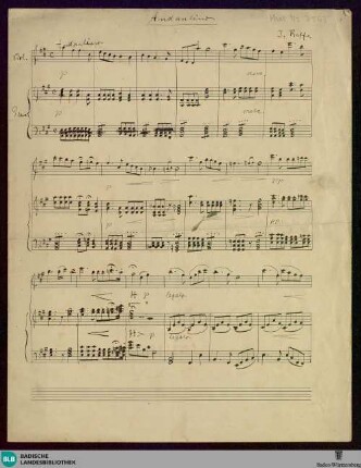 Andantino - Don Mus.Ms. 2563 : vl, pf; A