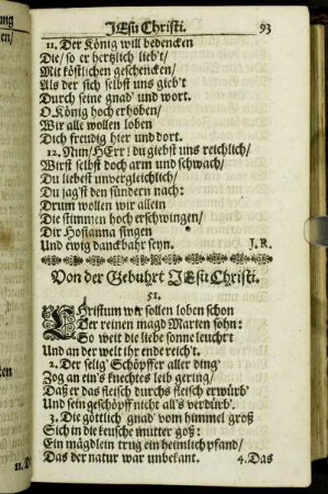 Von der Gebuhrt Jesu Christi.