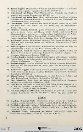 Möbel (Nr. 111-143)