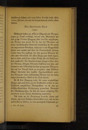 Der schwebende Korb