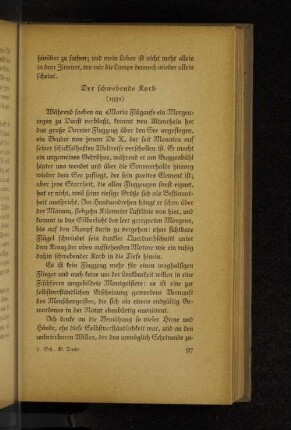 Der schwebende Korb