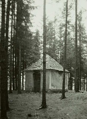 Raschau, Erzgebirgskreis, Pulverhaus der Grube Gottes Geschick am Graul