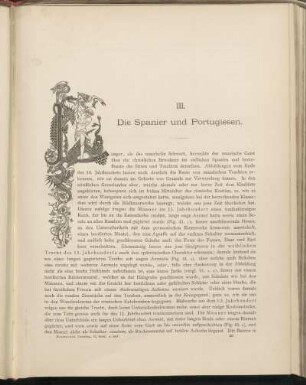 III. Die Spanier und Portugiesen.