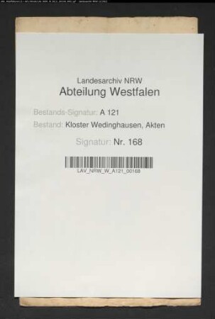 Verzeichnis über Einsaat in den Marken.