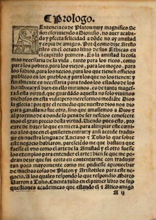 Libro llamado Arte de amistad : co[n] marauillosos exe[m]plos