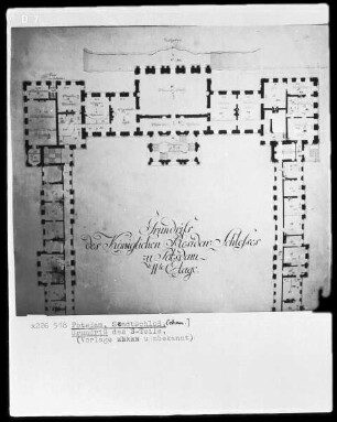 Potsdam, Grundriß des Stadtschlosses, Südteil