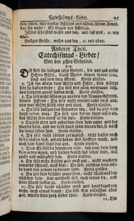 95-99, 1. Von denen H. zehen Geboten