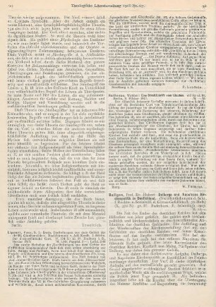 91-92 [Rezension] Lippert, Peter, Credo. Darstellungen aus dem Gebiet der christlichen Glaubenslehre. 2. Bdchn. Der dreipersönliche Gott