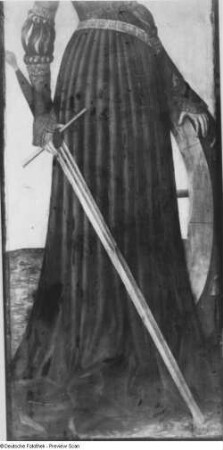 Die hl. Katharina : Gemälde, 1957