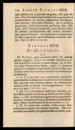Titulus XXVII. De officio Custodis.