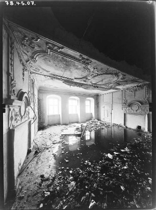 Dorna (Gera-Röpsen). Rittergut. Herrenhaus. Innenansicht