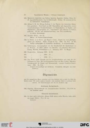 Ölgemälde (Nr. 894-931)