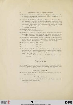 Ölgemälde (Nr. 894-931)