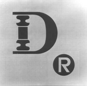 Entwurf für die Initiale D und R : Entwurf für die Initiale D und R. Millimeterpapier, Tusche (vor 1989; H. Rose)