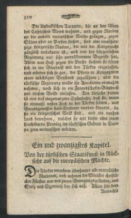 Ein und zwanzigstes Kapitel - Fünf und zwanzigstes Kapitel