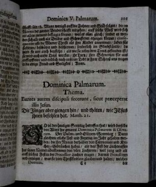 Dominica Palmarum. - Dominica Resurrectionis.
