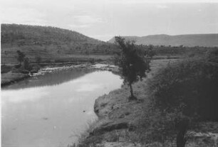 Fluss : Blick auf einen Fluss in Südafrika
