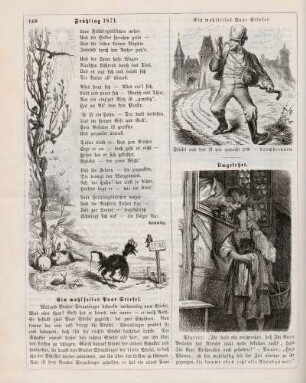 "Frühling 1871" "Ein wohlfeiles Paar Stiefel" "Umgekehrt"